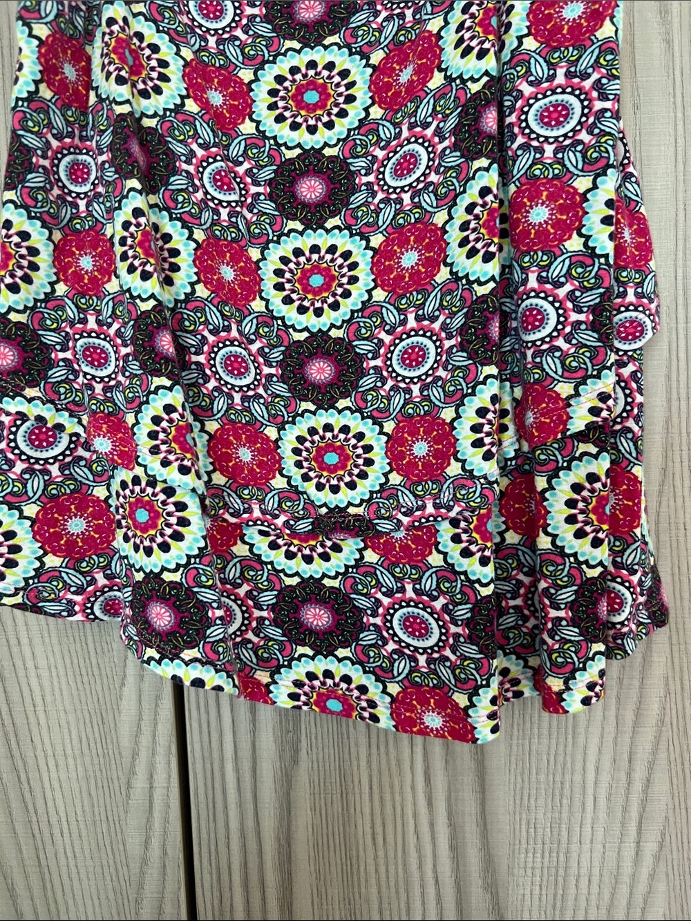 Planet Gold Pink Multi Floral Medallion Spaghetti-Strap Camisole - Picture 5 of 6